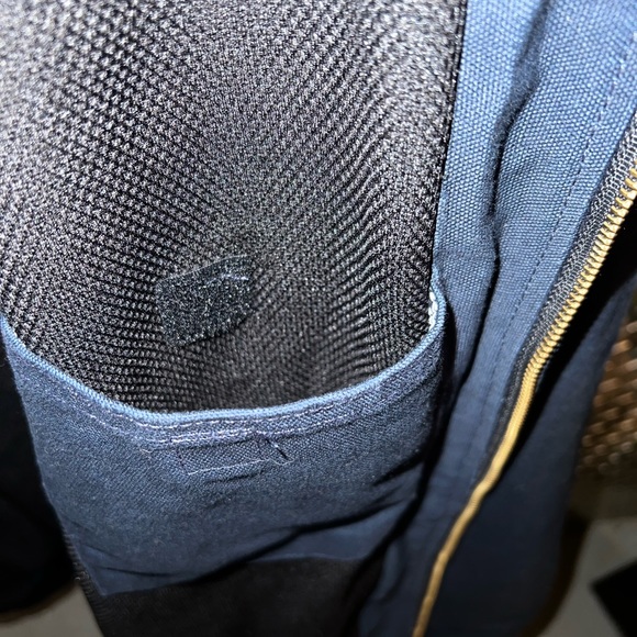 Carhartt Navy Duck Mesh Lined Hoody style Jacket - Picture 8 of 16